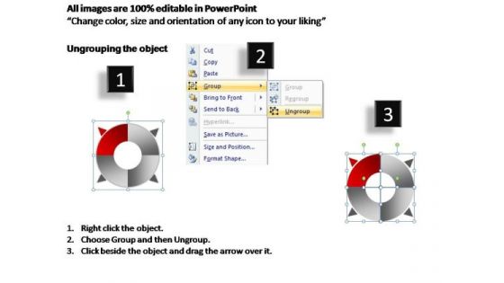 PowerPoint Slide Teamwork Four Circular Ppt Designs