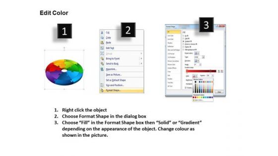 PowerPoint Slidelayout Business Circular Process Cycle Ppt Template