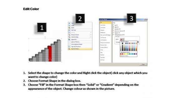 PowerPoint Slidelayout Chart Lego Blocks Ppt Slides