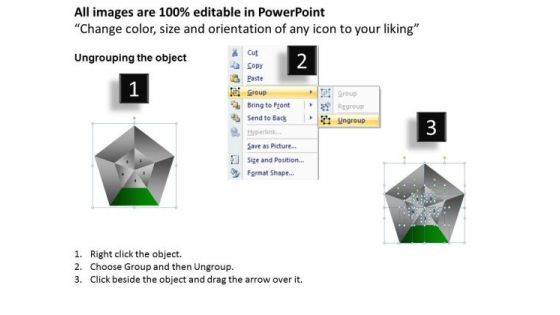 PowerPoint Slidelayout Chart Quadrant Diagram Ppt Slide