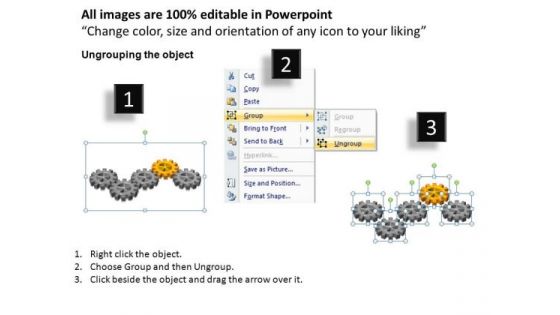 PowerPoint Slidelayout Company Gears Process Ppt Theme