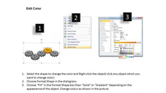 PowerPoint Slidelayout Company Gears Process Ppt Theme
