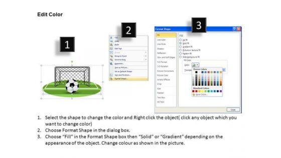 PowerPoint Slidelayout Company Goals And Targets Ppt Process