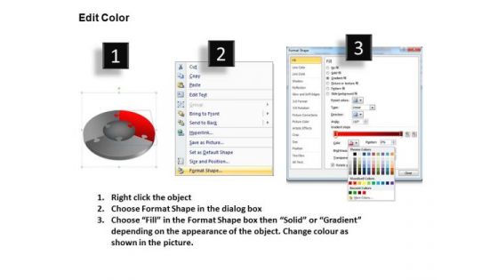PowerPoint Slidelayout Company Jigsaw Pie Chart Ppt Designs