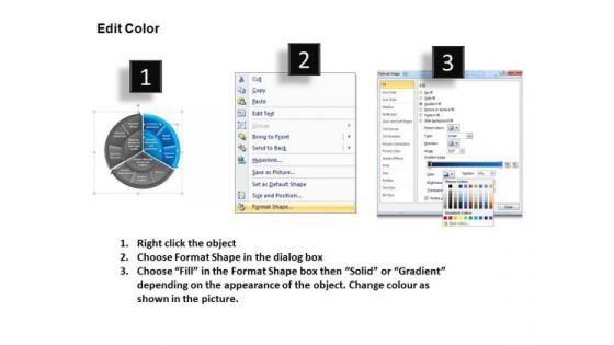 PowerPoint Slidelayout Diagram Pie Chart Ppt Layout