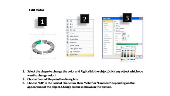 PowerPoint Slidelayout Diagram Ring Process Ppt Presentation Designs