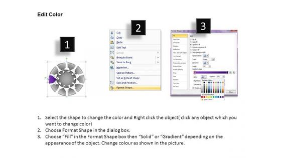 PowerPoint Slidelayout Diagram Round Chart Ppt Layouts