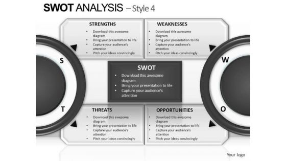 PowerPoint Slidelayout Diagram Swot Analysis Ppt Slidelayout
