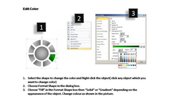 PowerPoint Slidelayout Editable Donut With Core Ppt Templates
