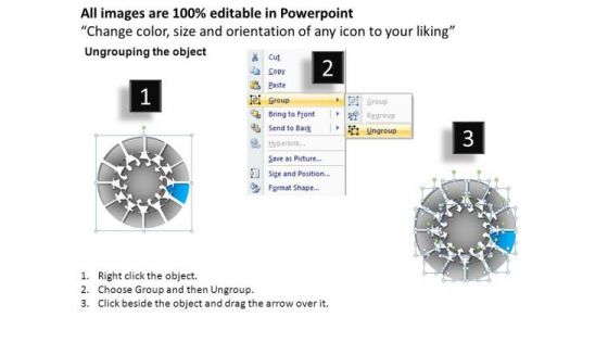 PowerPoint Slidelayout Editable Round Chart Ppt Themes
