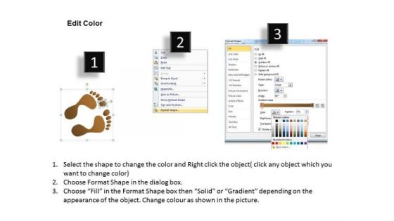 PowerPoint Slidelayout Global Footprints Ppt Slides