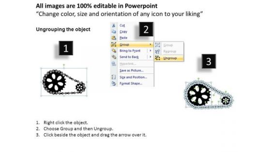 PowerPoint Slidelayout Global Gear Wheel Ppt Design Slides