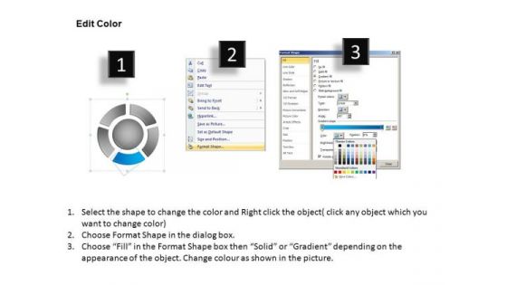 PowerPoint Slidelayout Global Ring Chart Ppt Design