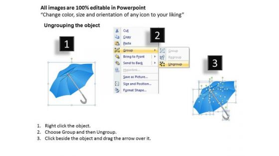 PowerPoint Slidelayout Global Umbrella Chart Ppt Designs