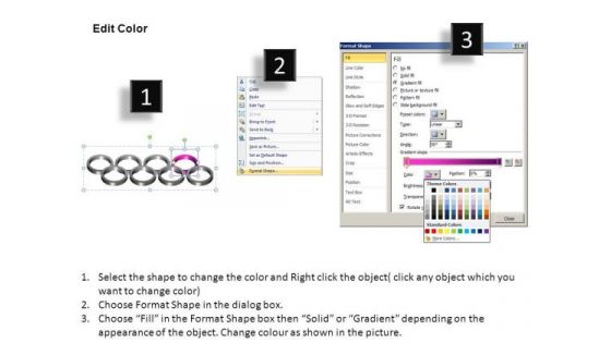 PowerPoint Slidelayout Graphic Rings Ppt Themes