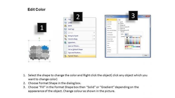 PowerPoint Slidelayout Image Puzzle Process Ppt Template