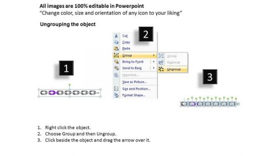 PowerPoint Slidelayout Leadership Chains Process Ppt Backgrounds