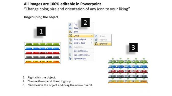 PowerPoint Slidelayout Leadership Tabs Ppt Process