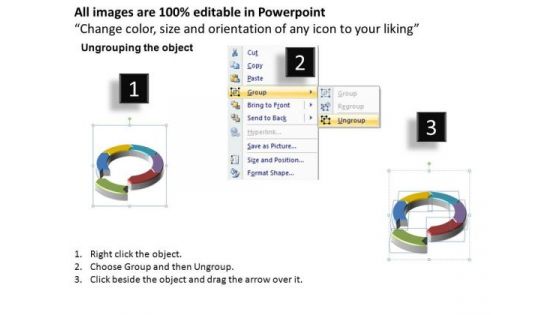 PowerPoint Slidelayout Process Circular Process Ppt Themes