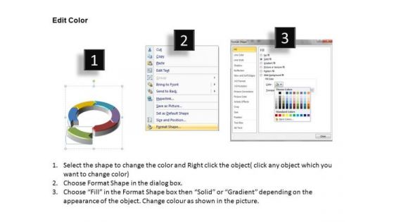 PowerPoint Slidelayout Process Circular Process Ppt Themes
