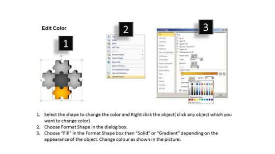 PowerPoint Slidelayout Process Puzzle Pieces Ppt Layouts