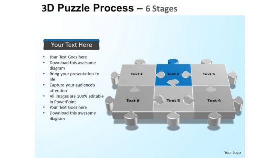 PowerPoint Slidelayout Process Puzzle Process Ppt Design Slides