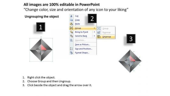 PowerPoint Slidelayout Process Quadrant Diagram Ppt Slide Designs