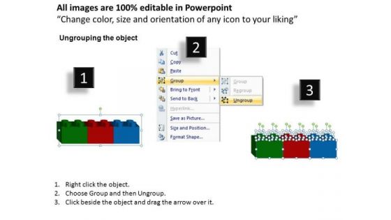 PowerPoint Slidelayout Success Lego Blocks Ppt Slide