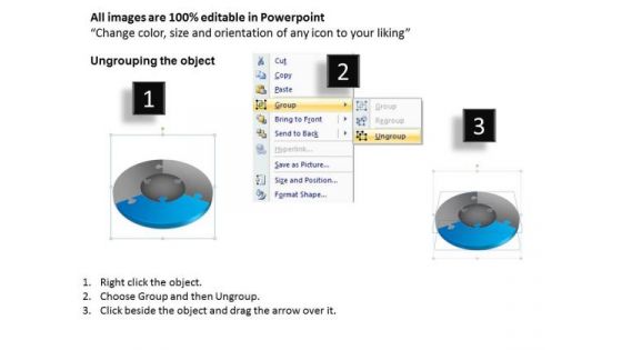 PowerPoint Slidelayout Teamwork Pie Chart Puzzle Process Ppt Backgrounds