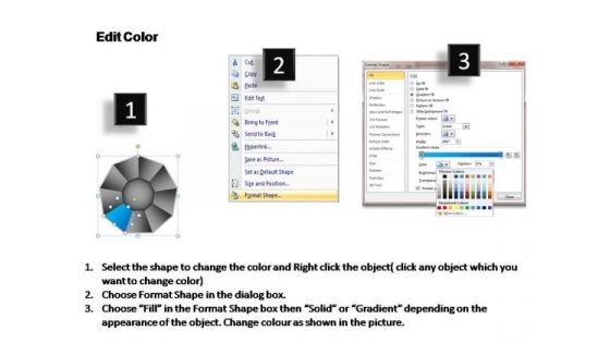 PowerPoint Slidelayout Teamwork Process Chart Ppt Template