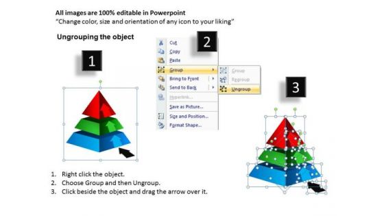 PowerPoint Slidelayout Teamwork Pyramid Ppt Designs