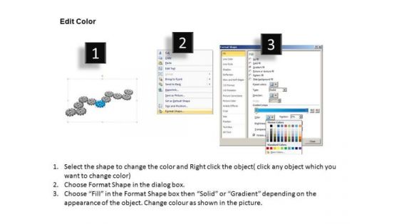 PowerPoint Slides Business Gears Process Ppt Design Slides