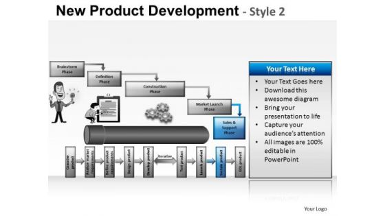 PowerPoint Slides Business Growth New Product Development Ppt Slides