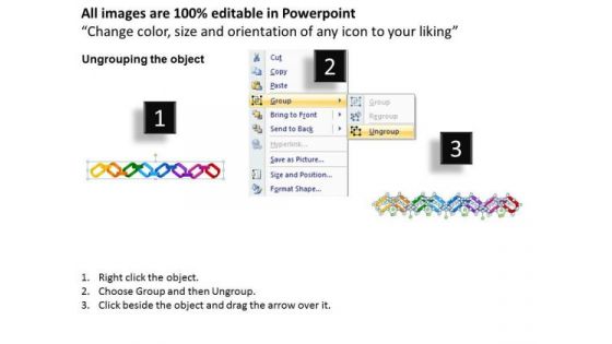 PowerPoint Slides Chains Process Company Ppt Slide Designs