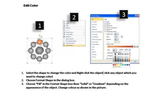 PowerPoint Slides Circular Flow Chart Ppt Template