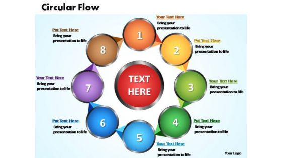 PowerPoint Slides Circular Flow Chart Ppt Templates
