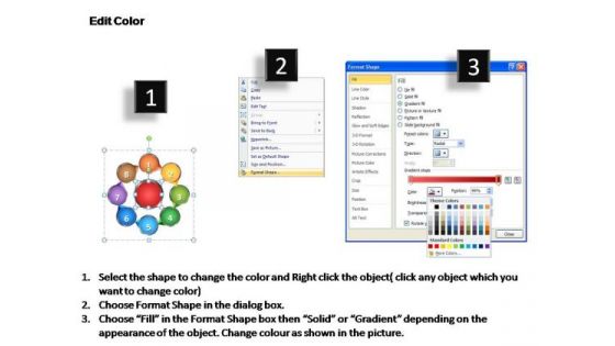PowerPoint Slides Circular Flow Chart Ppt Templates