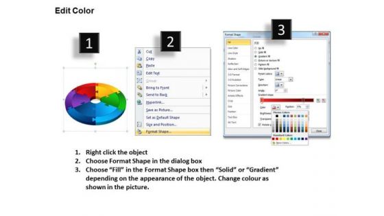 PowerPoint Slides Circular Process Teamwork Ppt Backgrounds