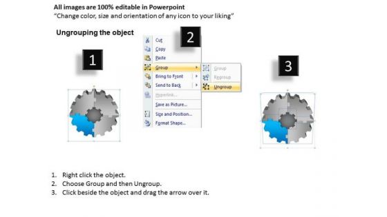 PowerPoint Slides Company Gear Process Ppt Process