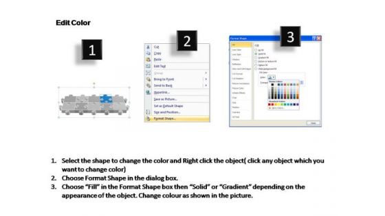 PowerPoint Slides Company Puzzle Process Ppt Presentation