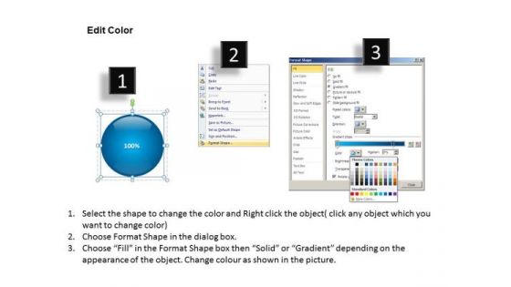 PowerPoint Slides Company Strategy Liquid In A Glass Sphere Ppt Presentation