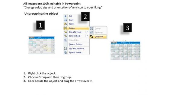 PowerPoint Slides Corporate December 2012 Calendar Ppt Theme