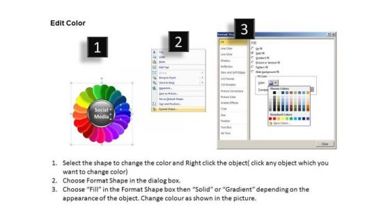 PowerPoint Slides Corporate Strategy Social Media Ppt Slide Designs