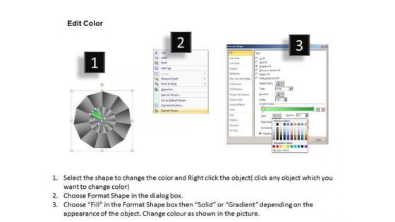 PowerPoint Slides Editable Circular Quadrant Ppt Template