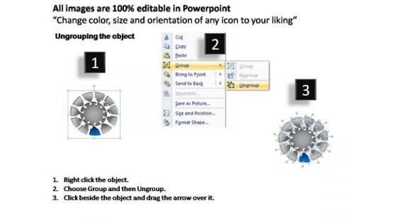 PowerPoint Slides Editable Pie Chart With Arrows Ppt Theme