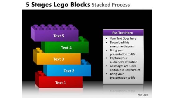 PowerPoint Slides Education Lego Blocks Ppt Slides