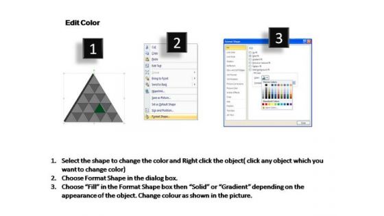 PowerPoint Slides Education Triangle Process Ppt Slides