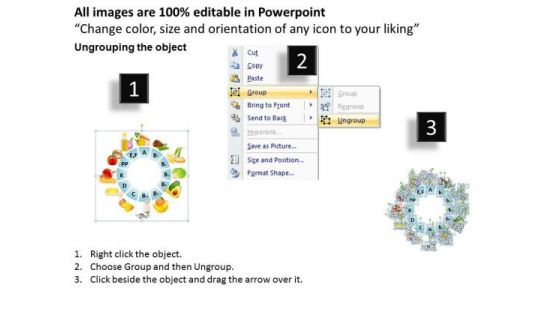 PowerPoint Slides Food Pyramid Editable Ppt Themes