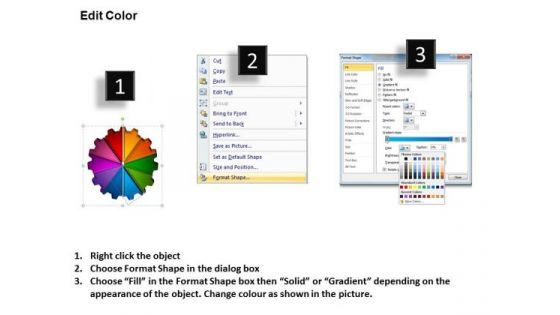 PowerPoint Slides Gear Process Success Ppt Backgrounds
