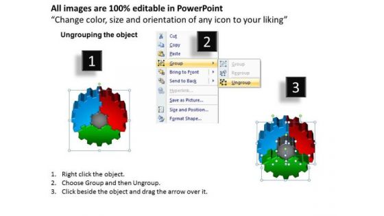 PowerPoint Slides Gear Success Ppt Themes